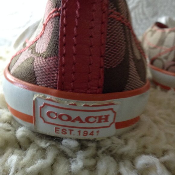 Coach "Suzzy" 7.5B Sneakers, Icon Coach Look and Quality; Retro, Collegiate chic - Picture 4 of 7